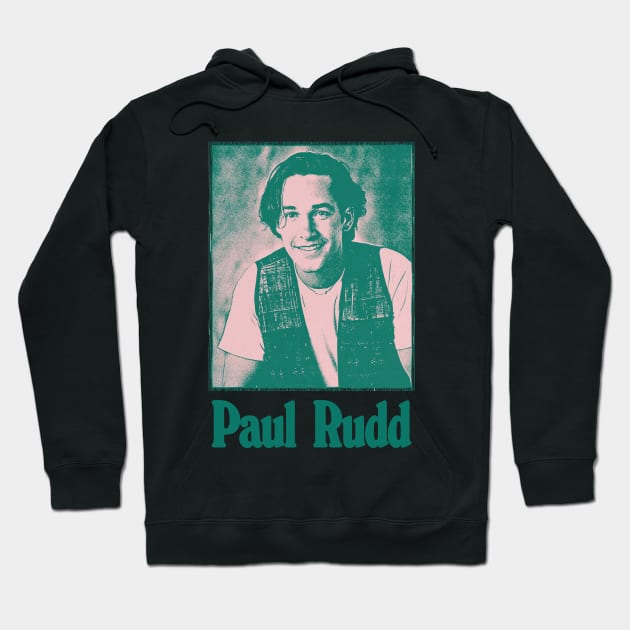 Paul Rudd ∞ 90s Aesthetic Fan Design Hoodie by unknown_pleasures